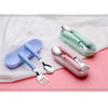 Nordic Baby Tableware Set Children Utensil Stainless Steel Toddler Dinnerware Cutlery Cartoon Infant Food Feeding Spoon Fork