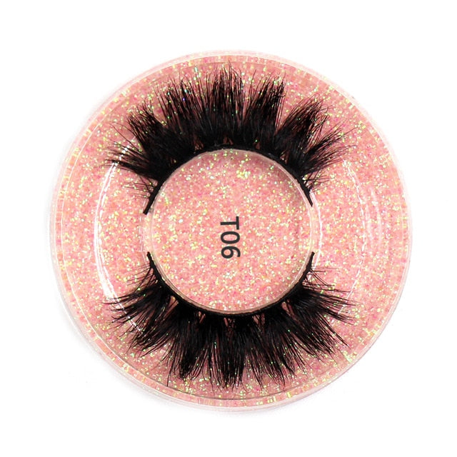 LEHUAMAO Mink Eyelashes 3D Mink Lashes Thick HandMade Full Strip Lashes Cruelty Free Mink Lashes 13 Style False Eyelashes Makeup