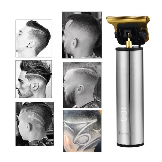 USB rechargeable ceramic Trimmer barber Hair Clipper Machine hair cutting Beard Trimmer Hair Men haircut Styling tool